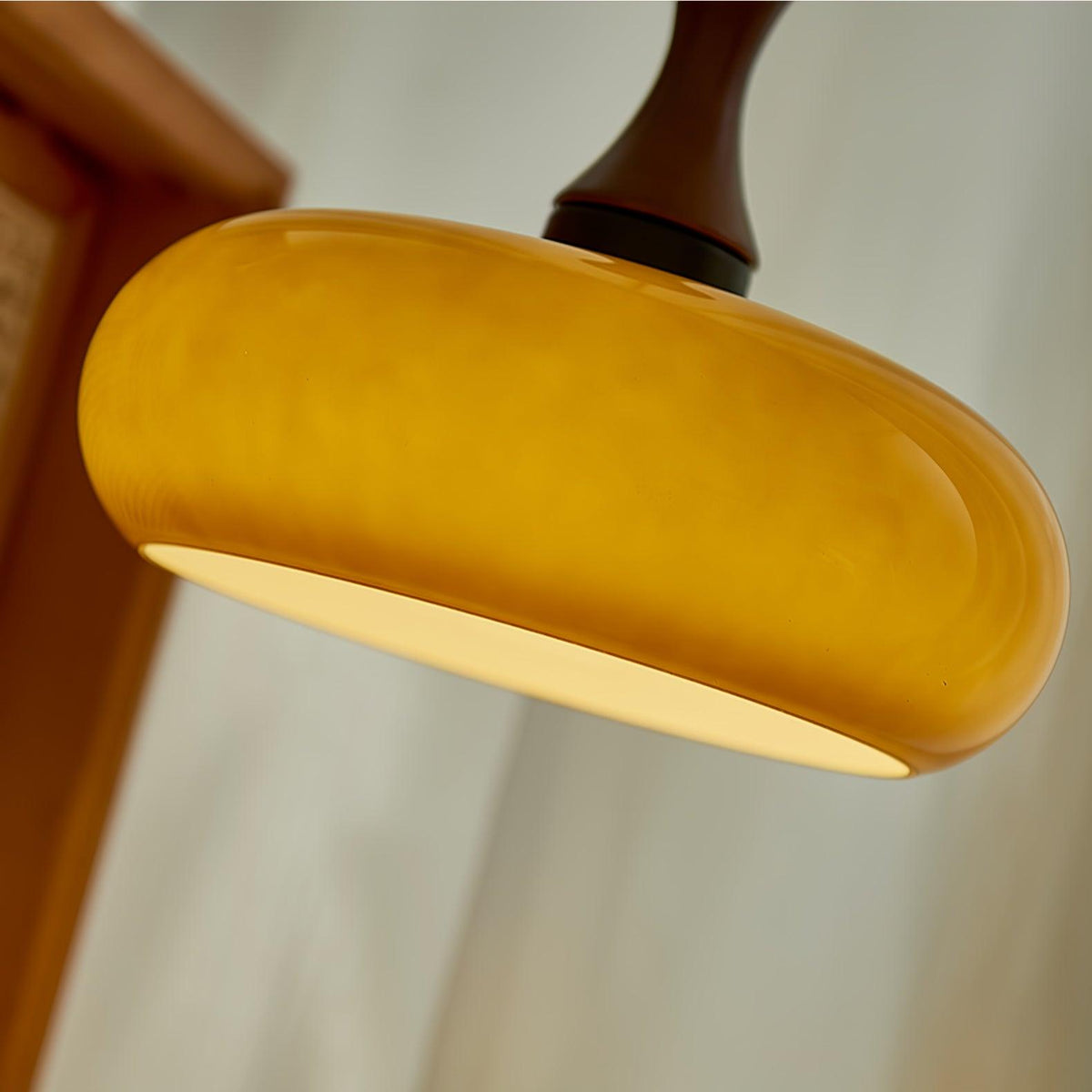 Cadenza lámpara colgante de madera estilo