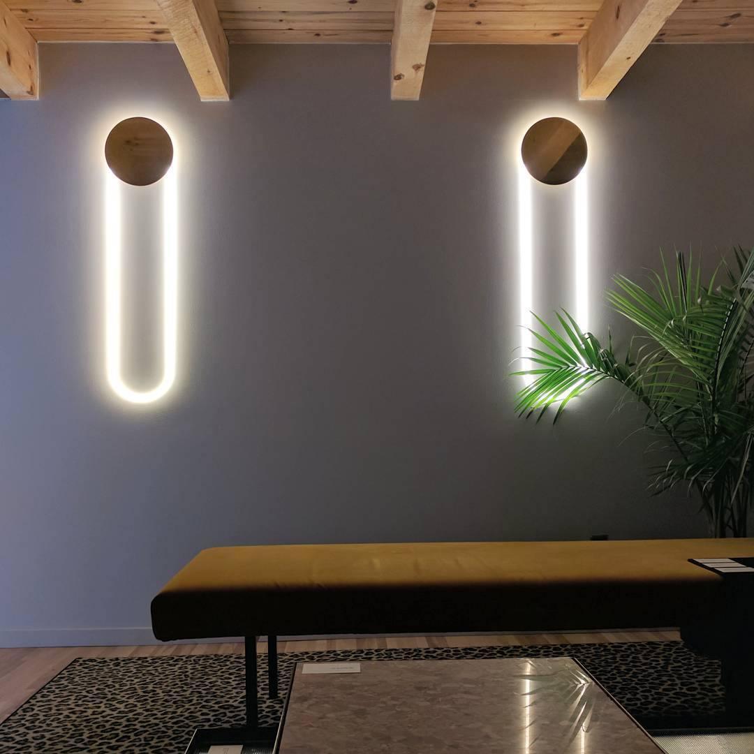 Lalem aplique de pared acrílico minimalista