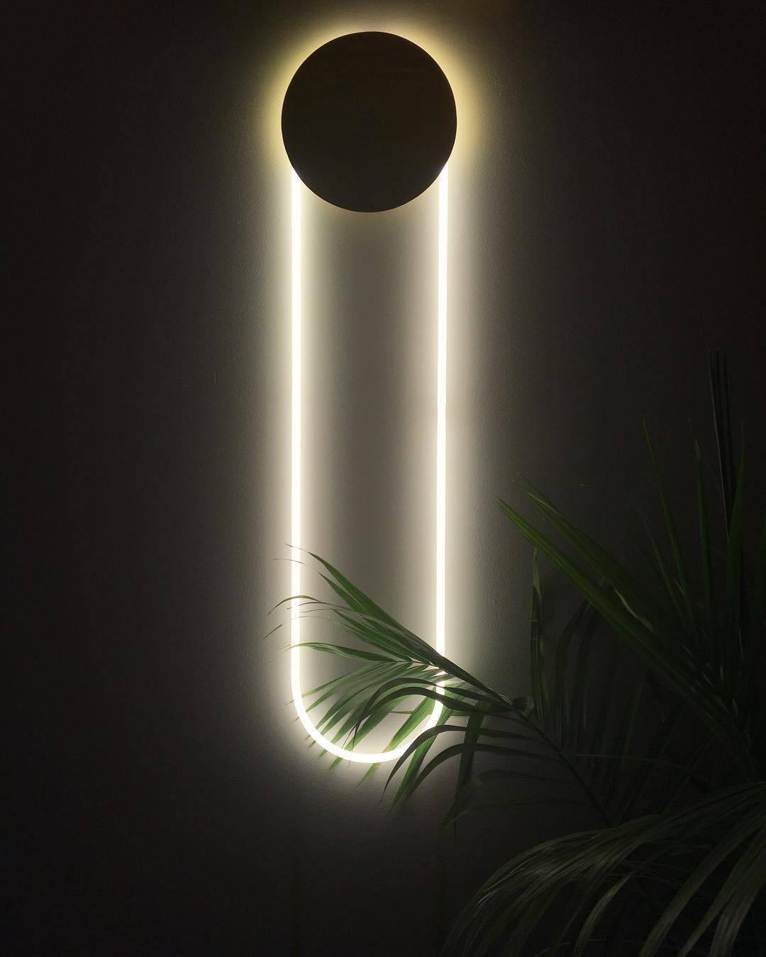 Lalem aplique de pared acrílico minimalista
