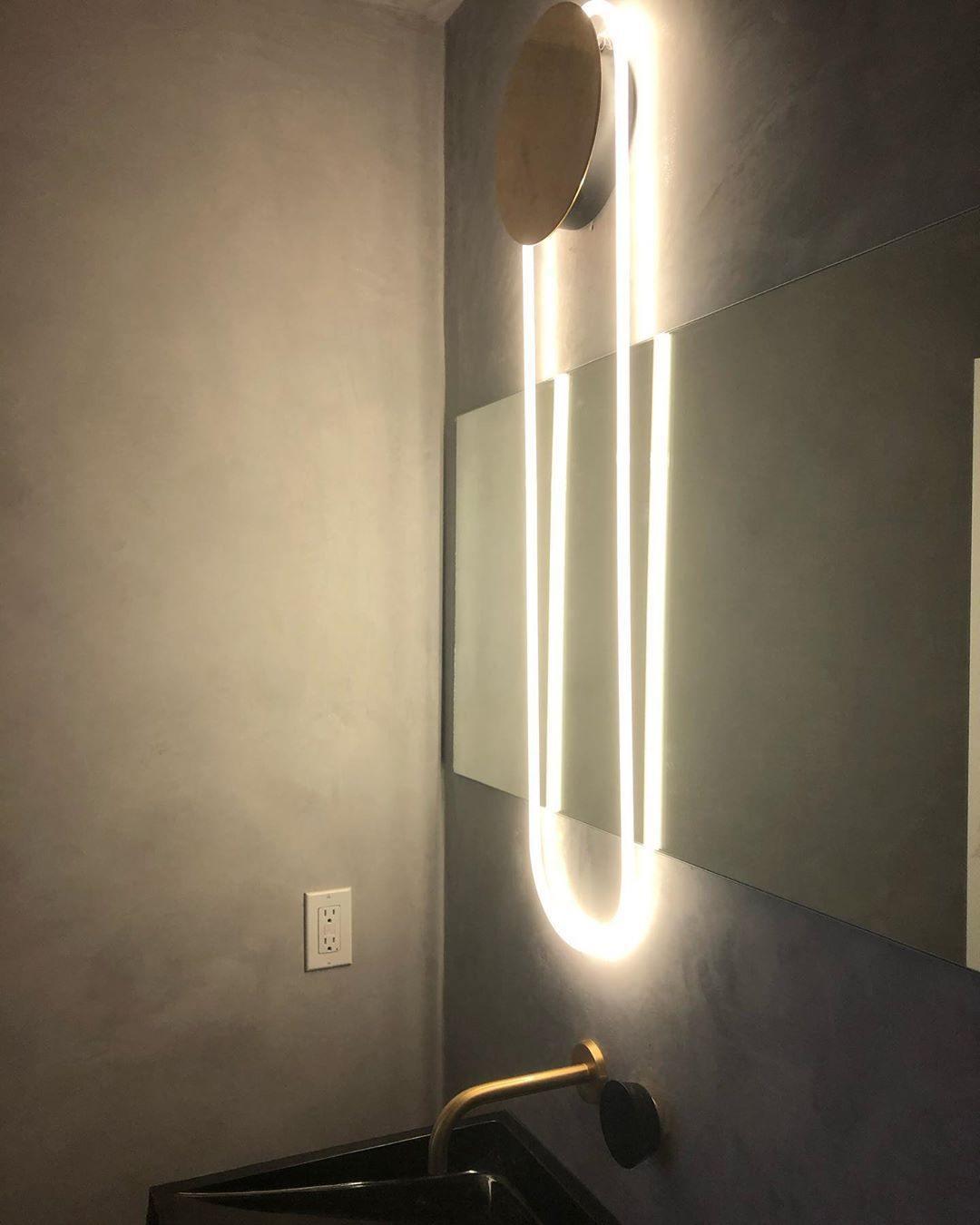 Lalem aplique de pared acrílico minimalista