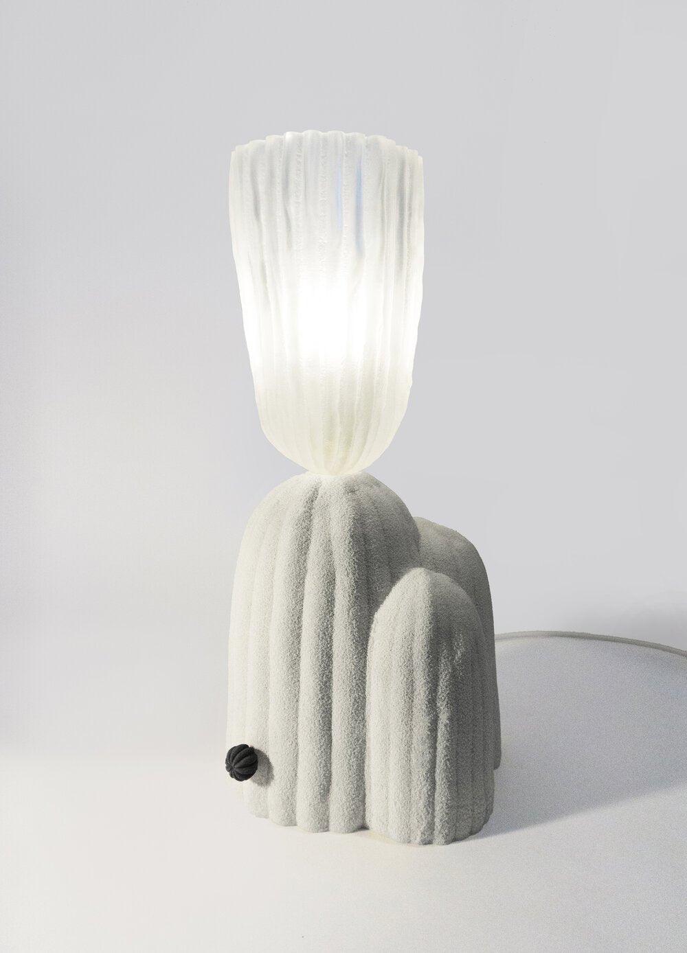 Soreny lámpara de mesa artística de resina