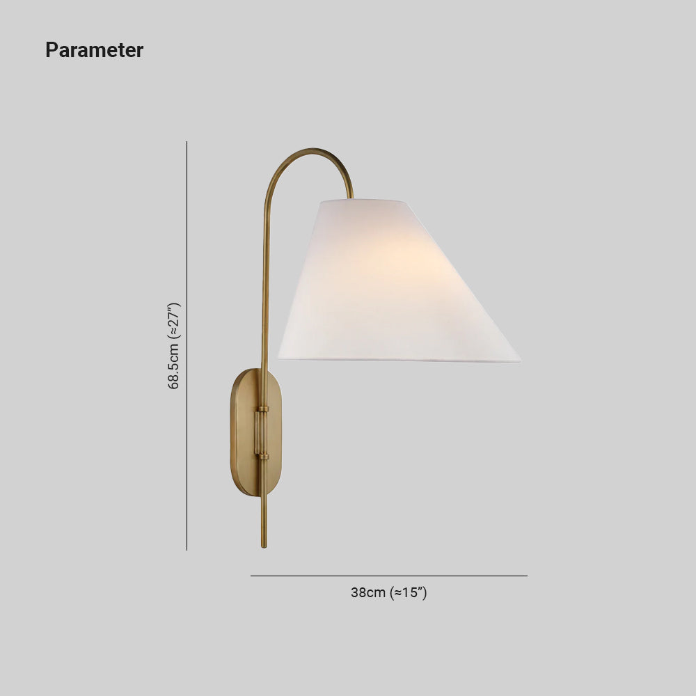 Cadence Vintage Fabric Wall Lamp