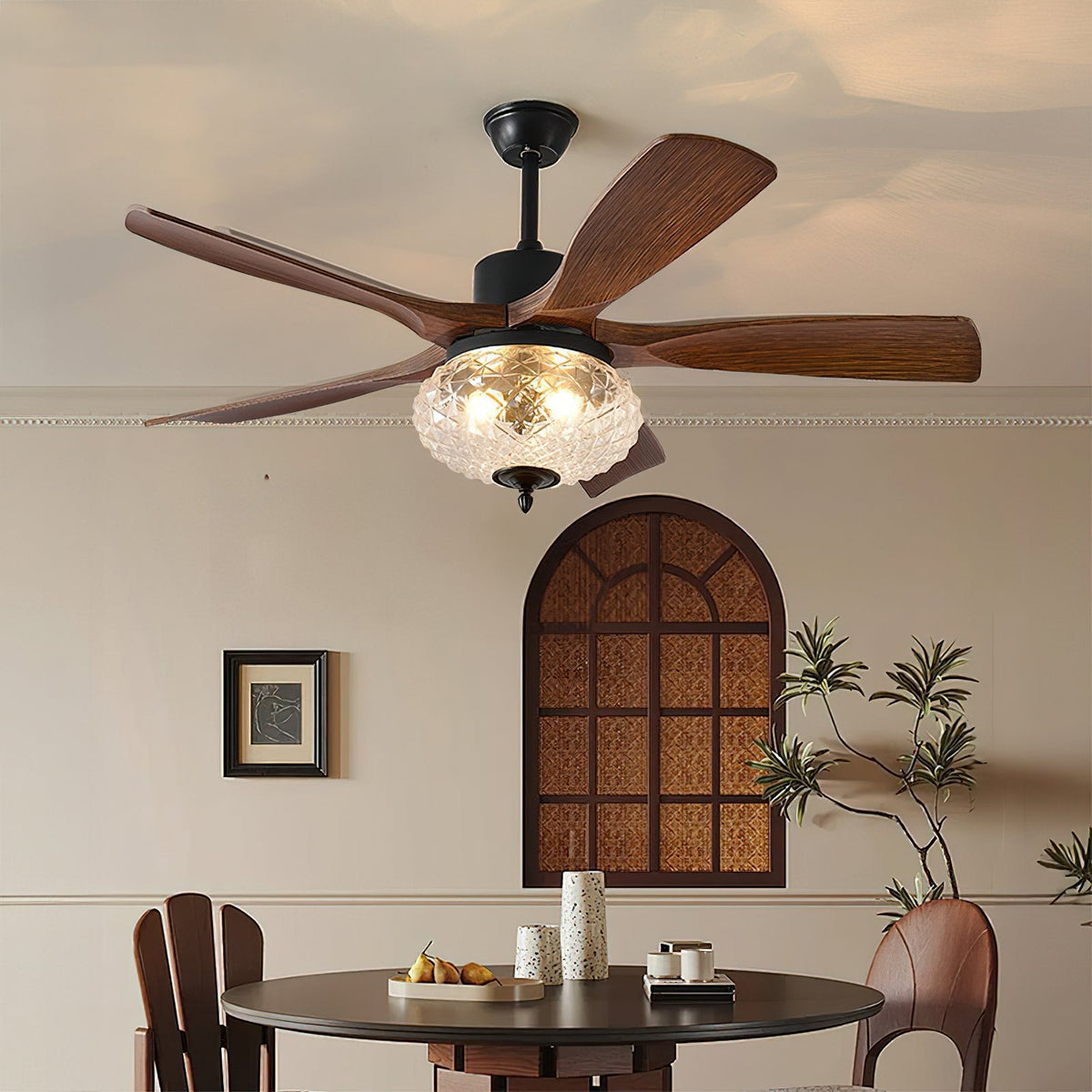 Rivanel ventilador de techo con luz