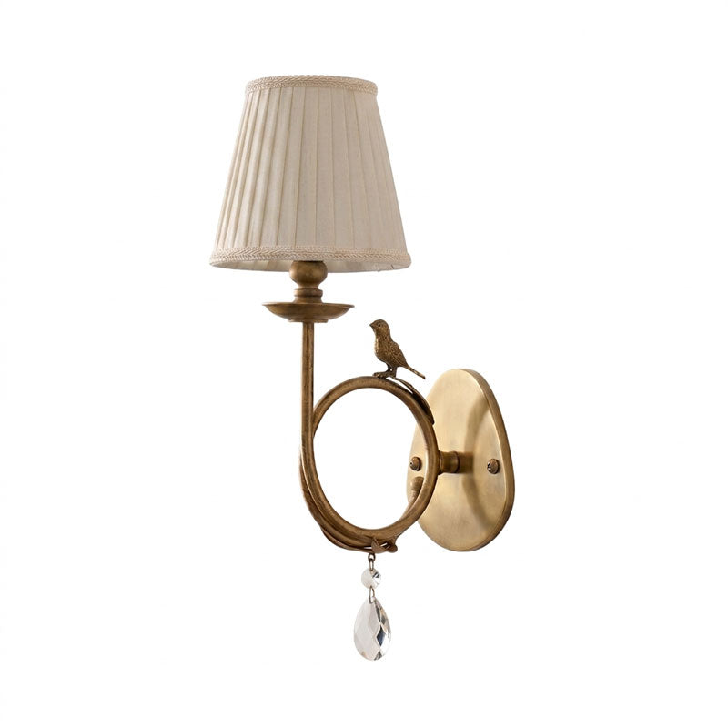 Orvienne aplique de pared de tejido Bird