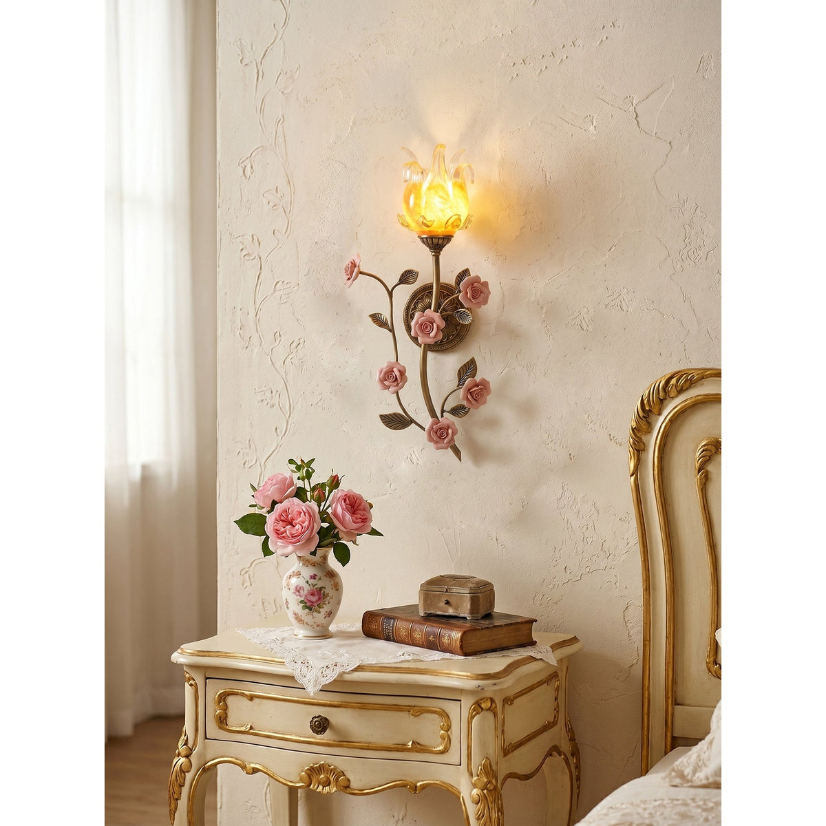 Flor Floréale & aplique de pared