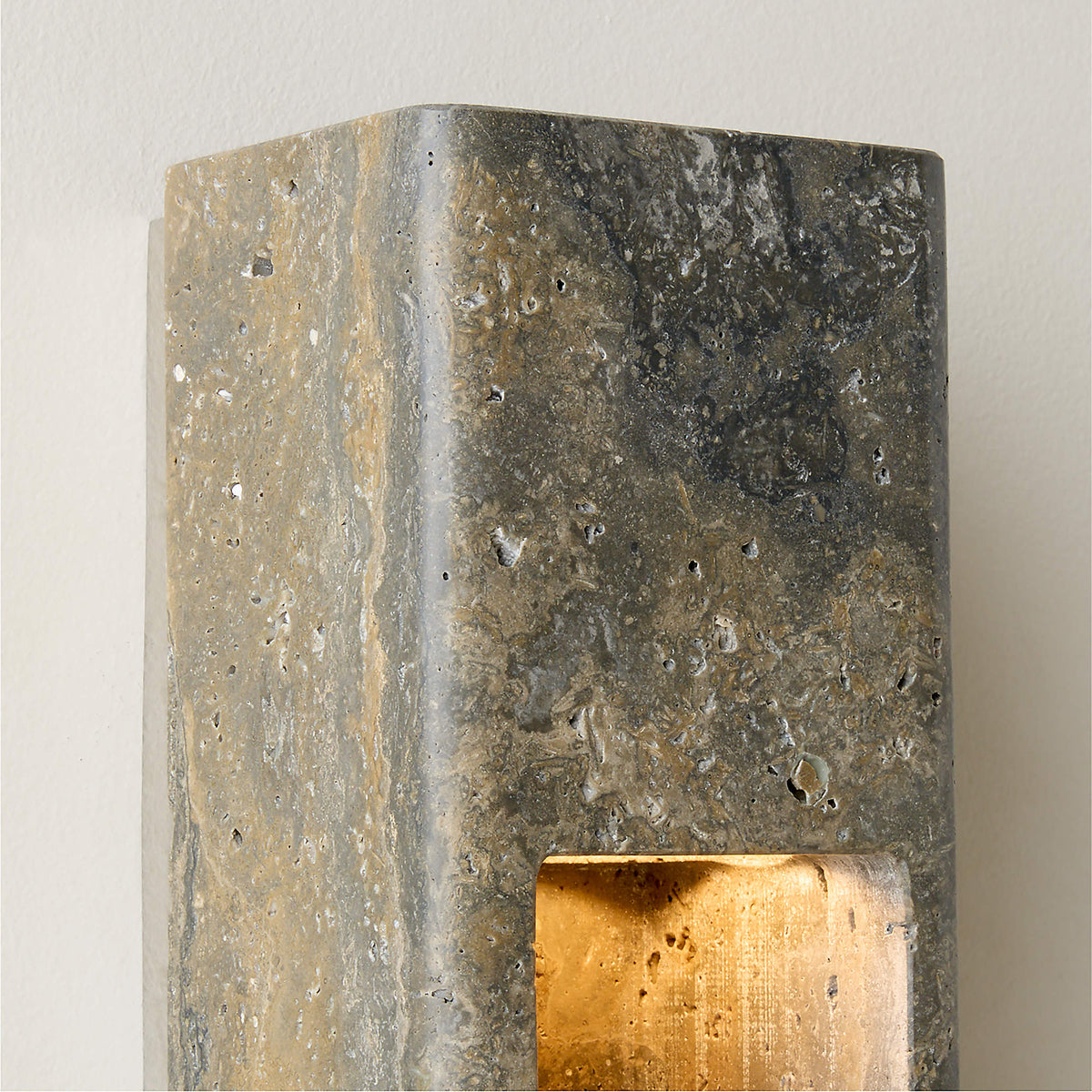 Graziano aplique de pared travertino