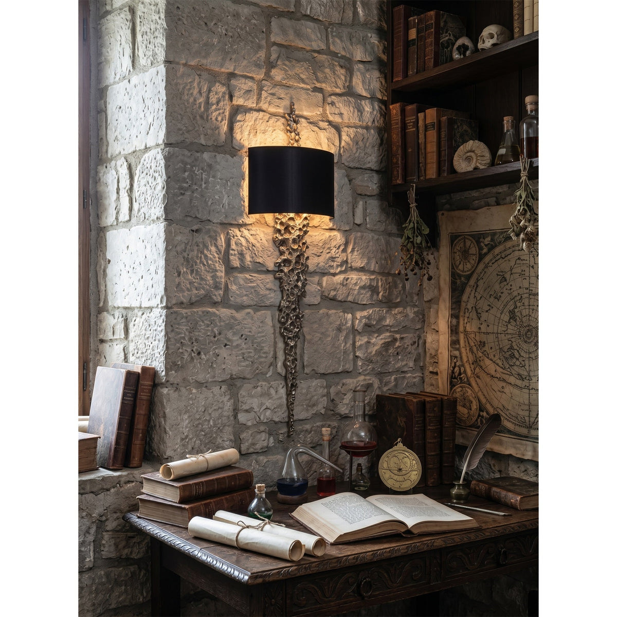 Nocthar aplique de pared en latón