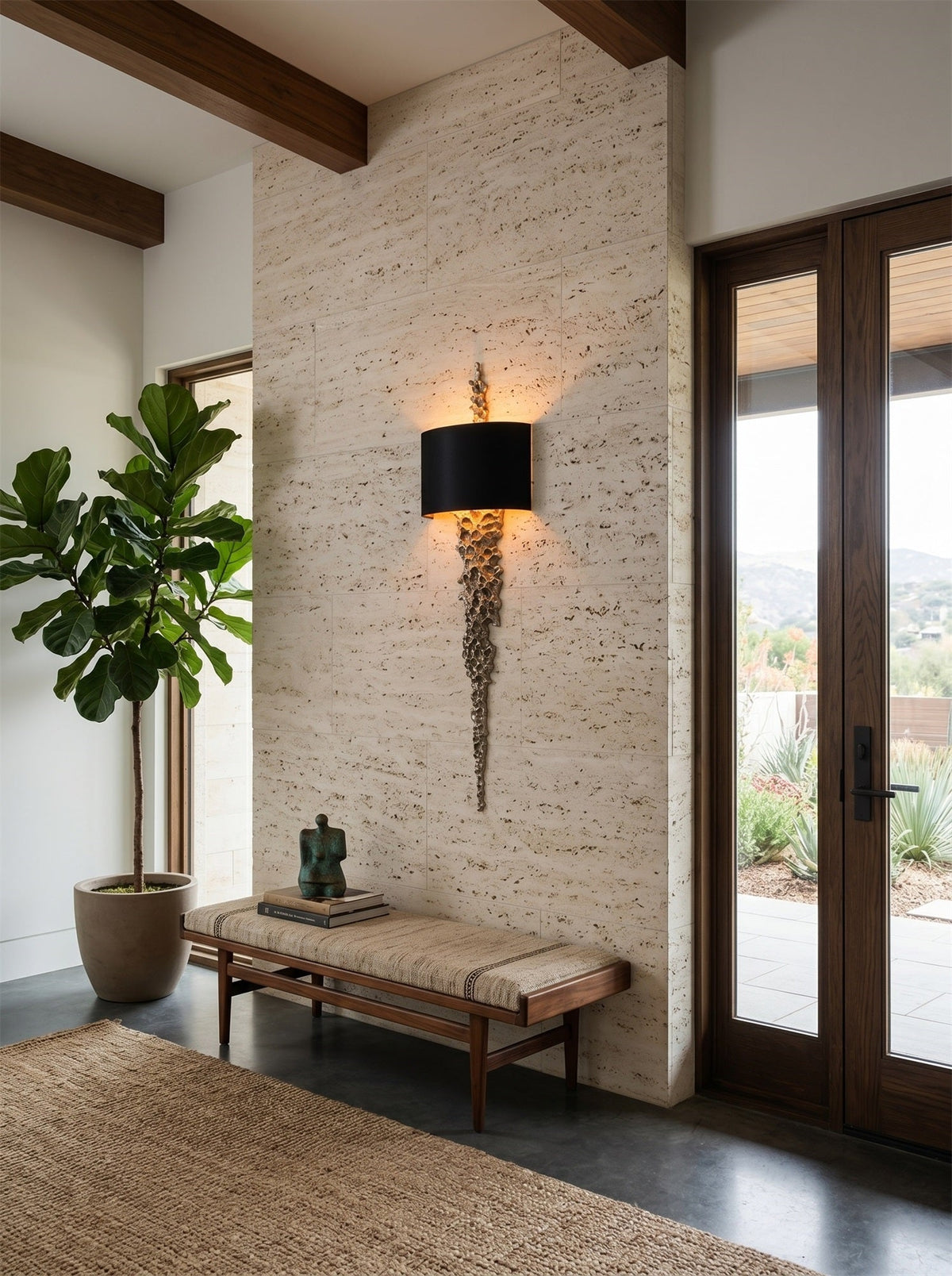 Nocthar aplique de pared en latón