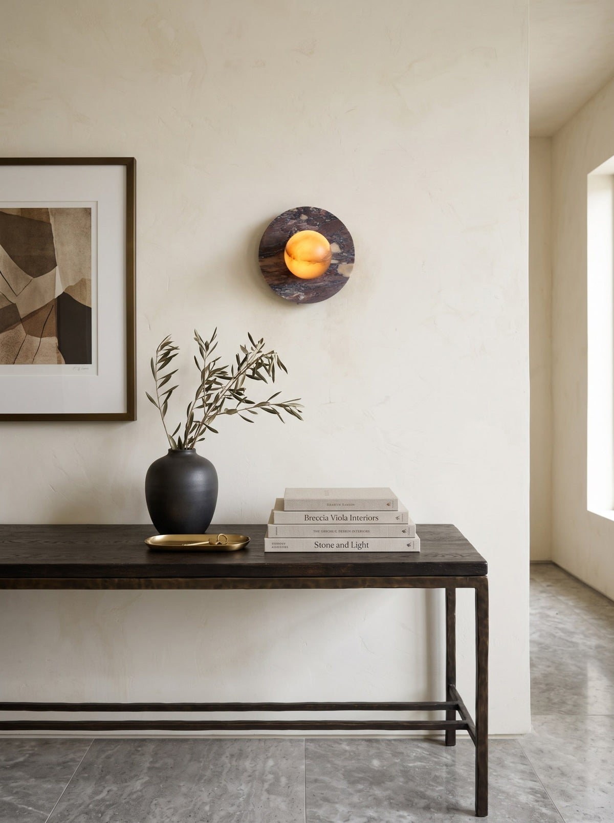 Orelirelia aplique de pared