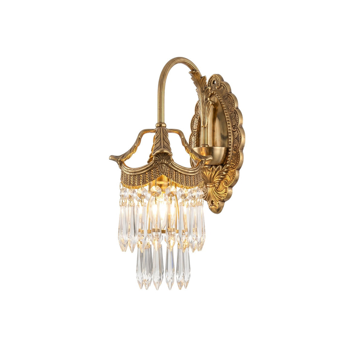 Mayfield aplique de pared de cristal