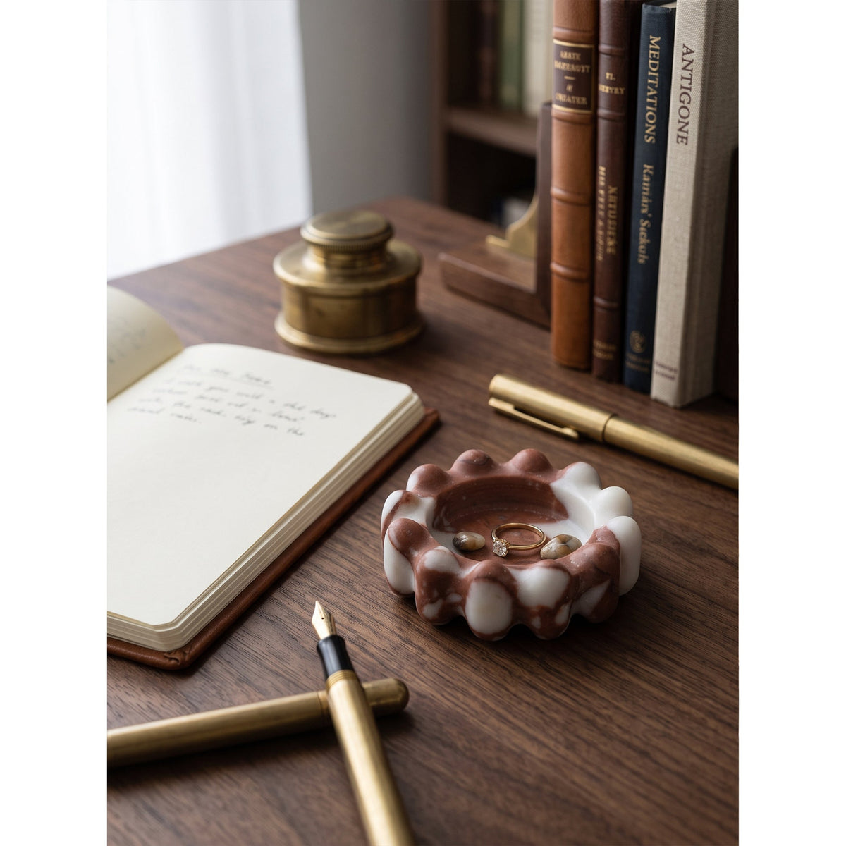 Ashleigh Bandeja vaciabolsillos de mármol