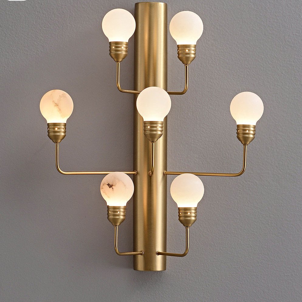 Albelina aplique de pared alabastro Globo