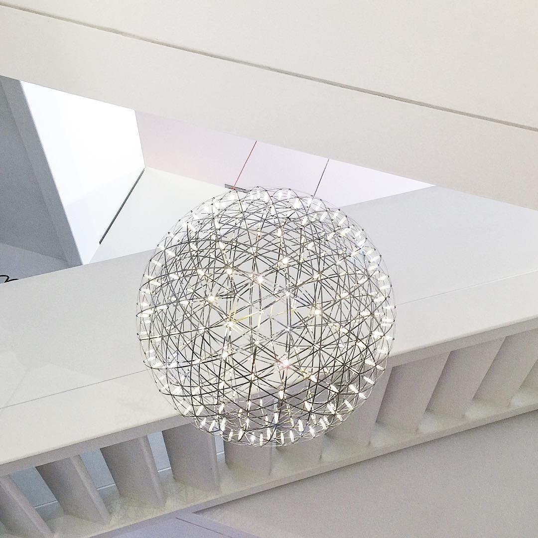 Delcourt plateado lámpara colgante Spark Ball