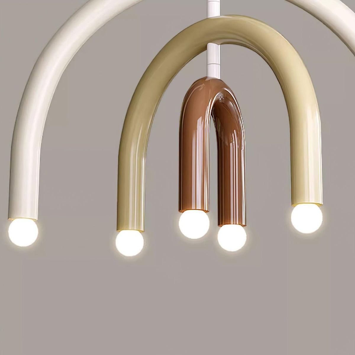Lámpara colgante Rainbow moderna de metal para comedor