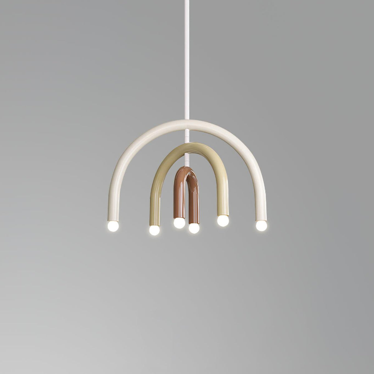 Lámpara colgante Rainbow moderna de metal para comedor