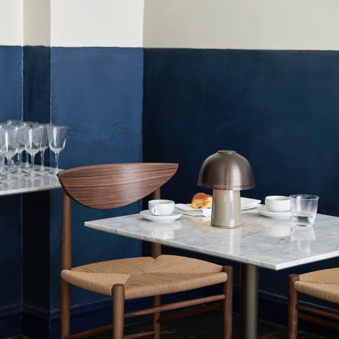 Raku lámpara de mesa