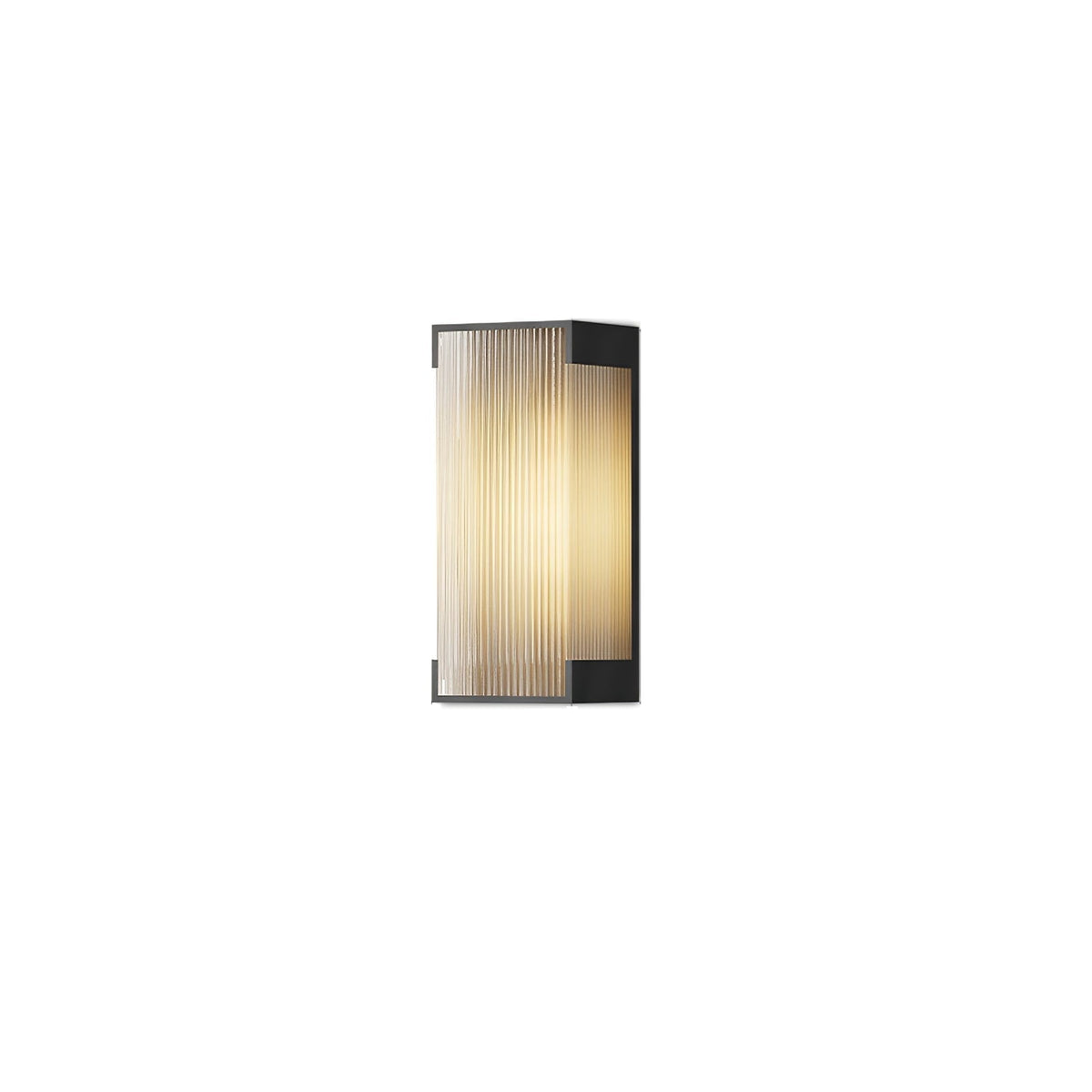 Elraearis aplique de pared rectangular exterior único
