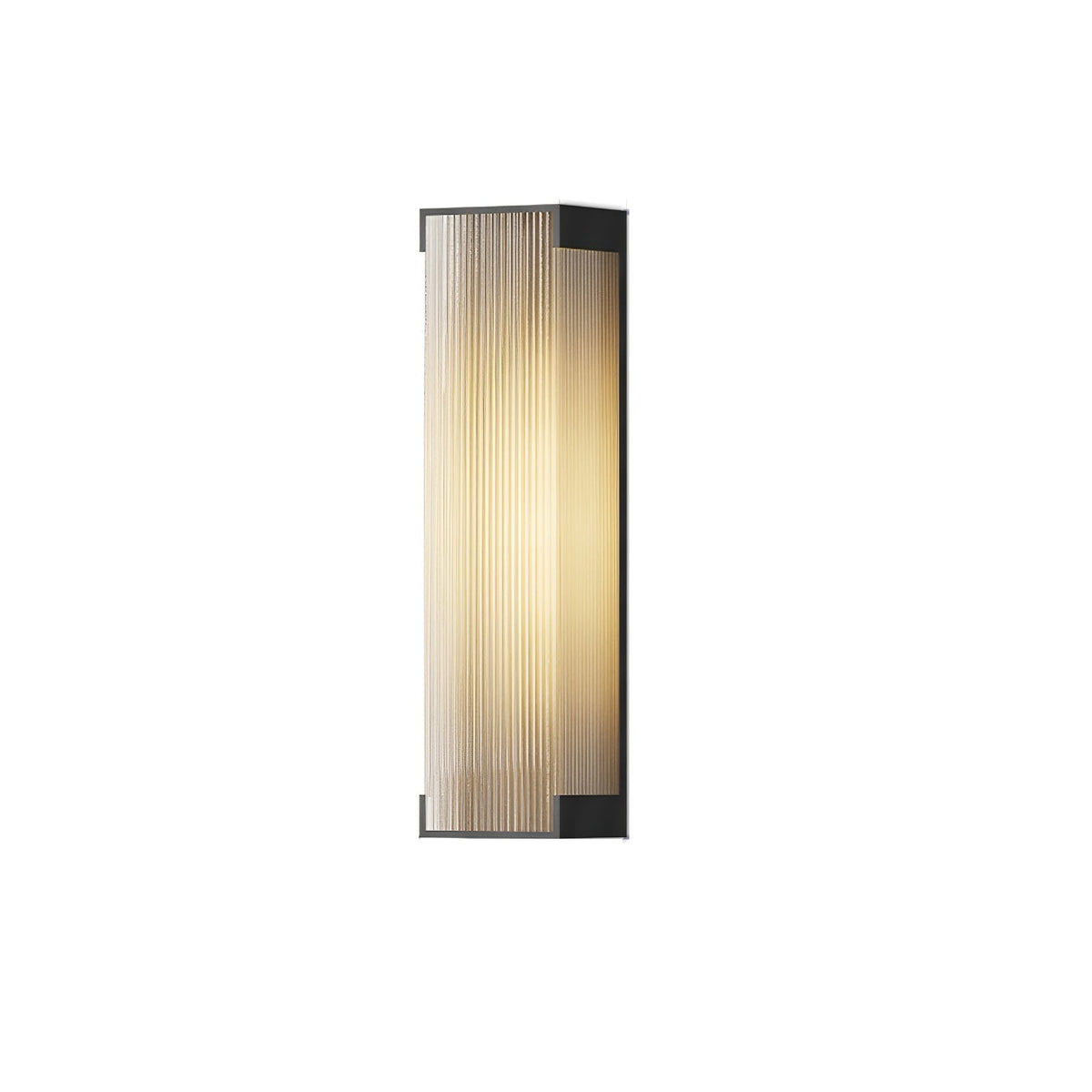 Elraearis aplique de pared rectangular exterior único
