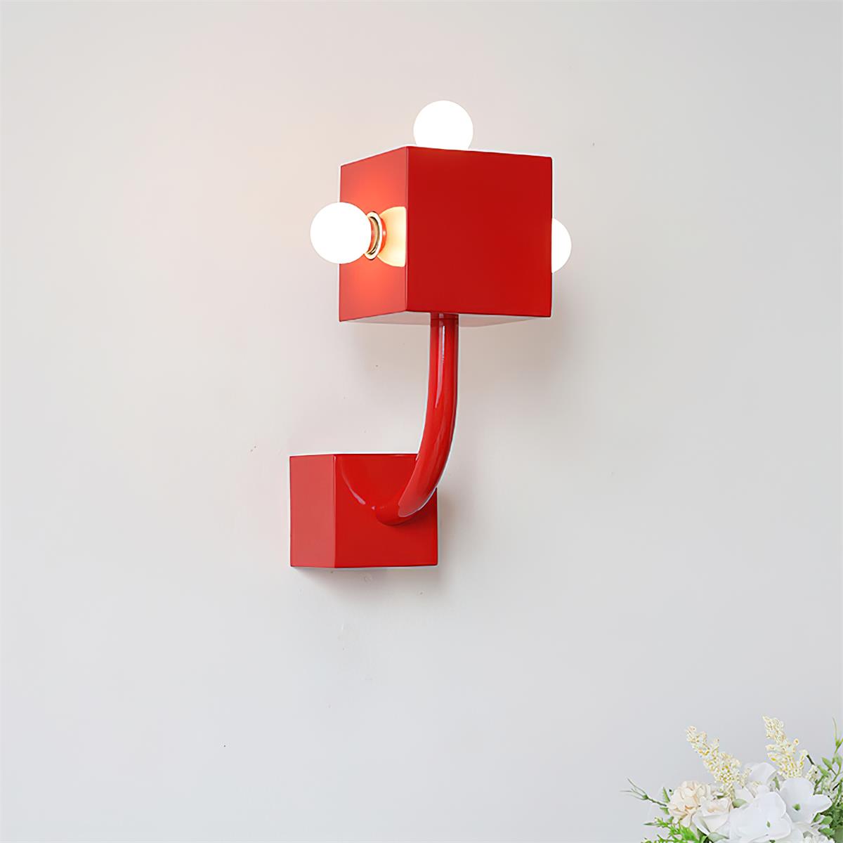 Axis aplique de pared rojo