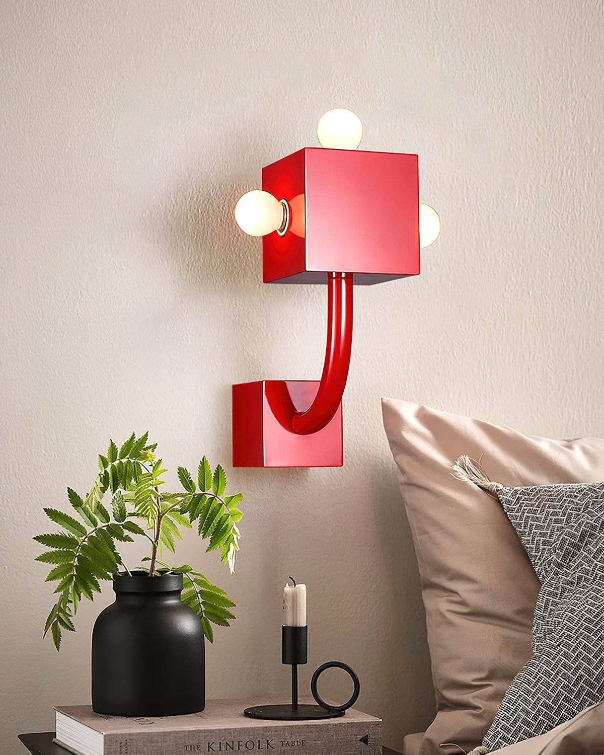 Axis aplique de pared rojo