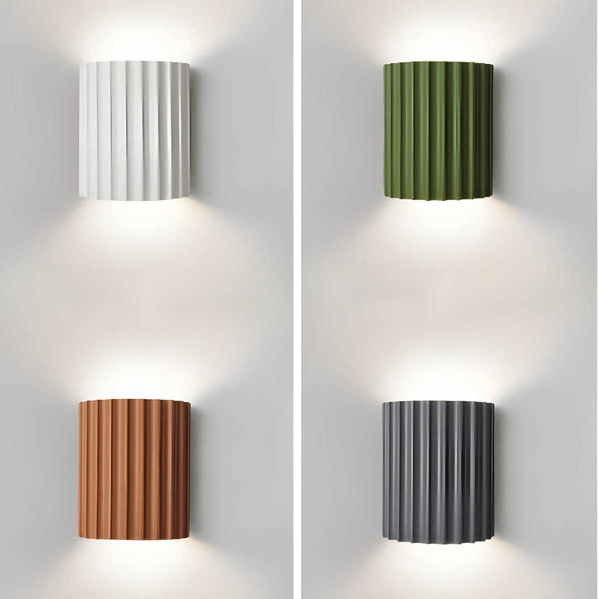 Ivvinen aplique de pared nórdico con diseño artístico en resina ribeteada
