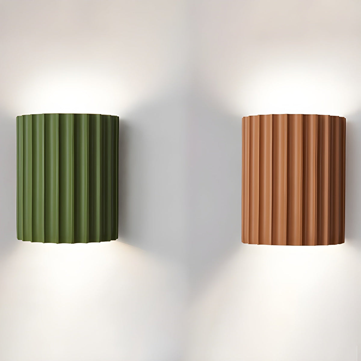 Ivvinen aplique de pared nórdico con diseño artístico en resina ribeteada