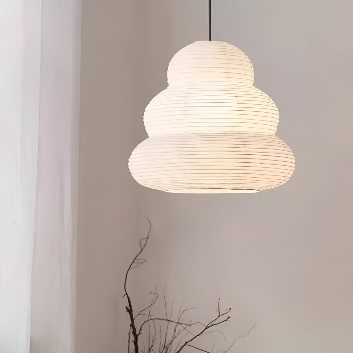Gemma lámpara colgante moderna de papel