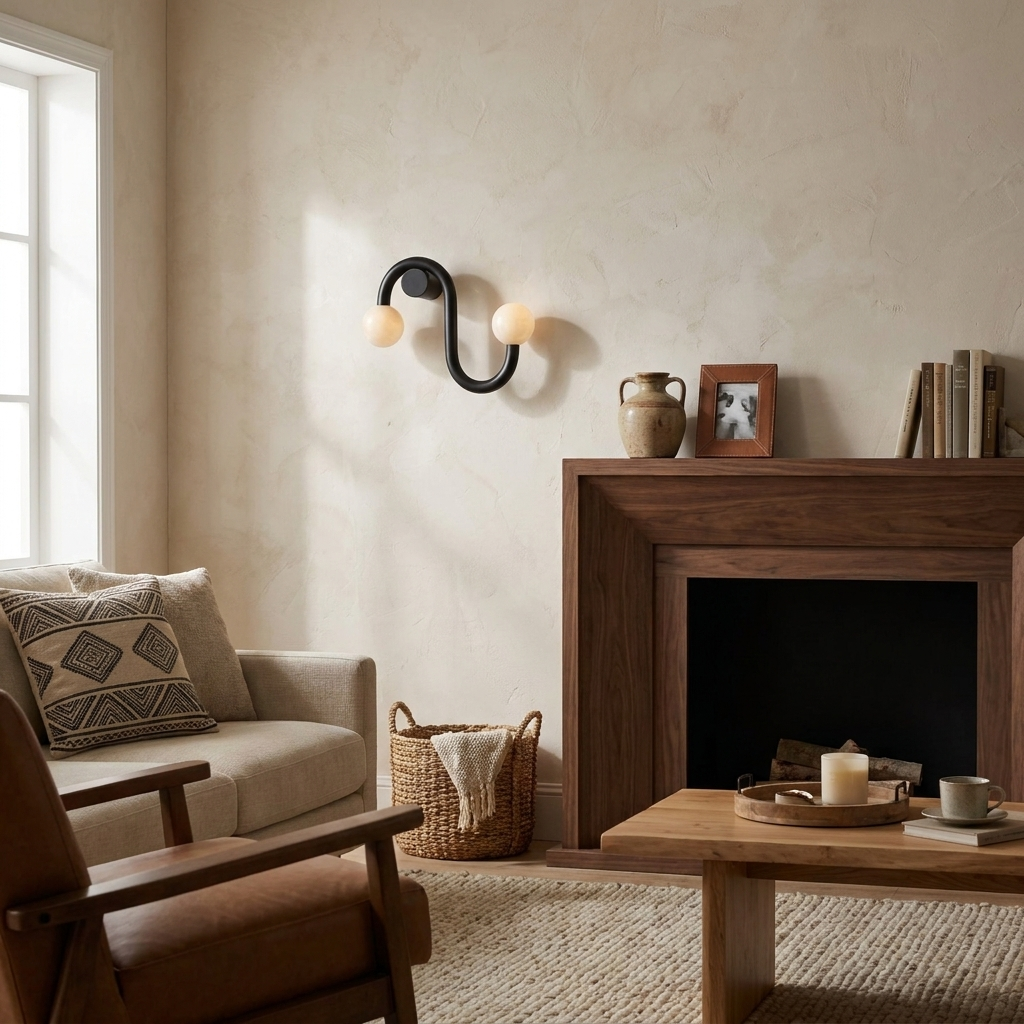 Wexleigh Aplique de pared de alabastro