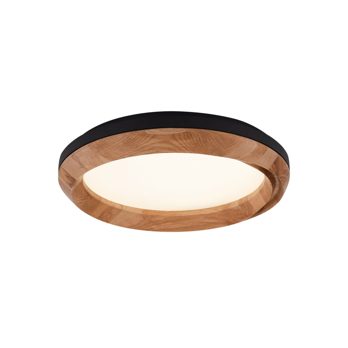 Aurdoreth lámpara de techo moderna minimalista de madera con efecto efecto ondulado