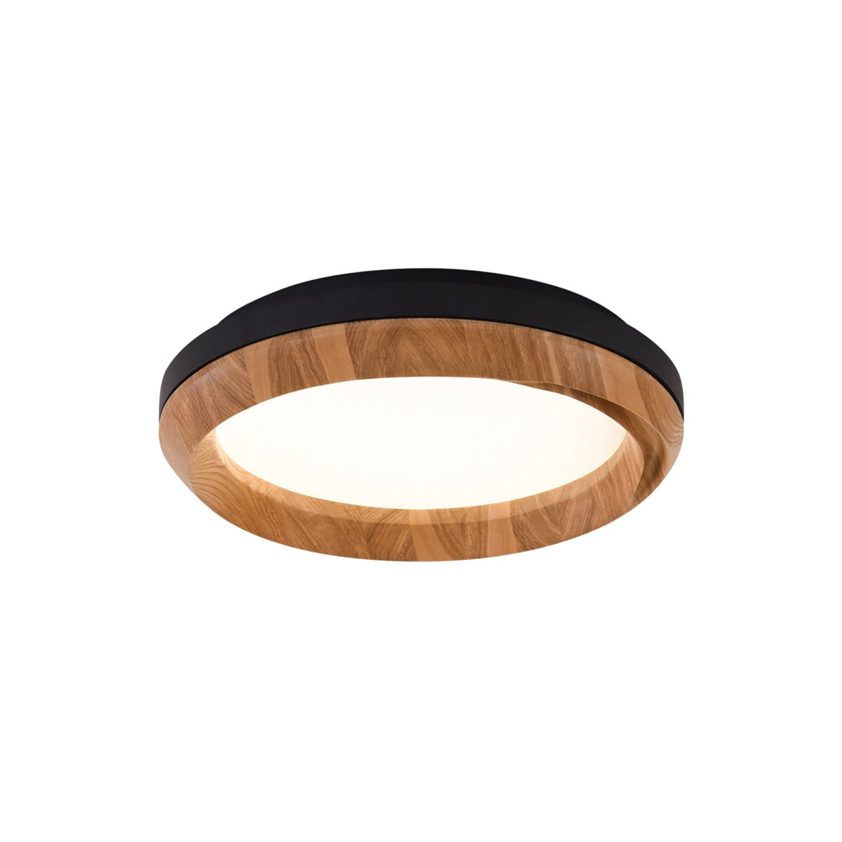 Aurdoreth lámpara de techo moderna minimalista de madera con efecto efecto ondulado
