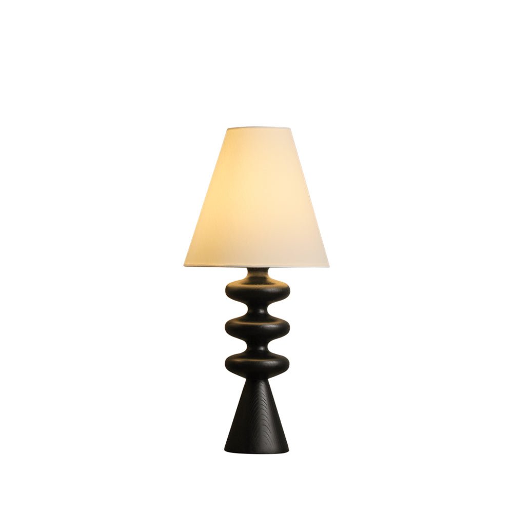 Zelms lámpara de mesa moderna de madera