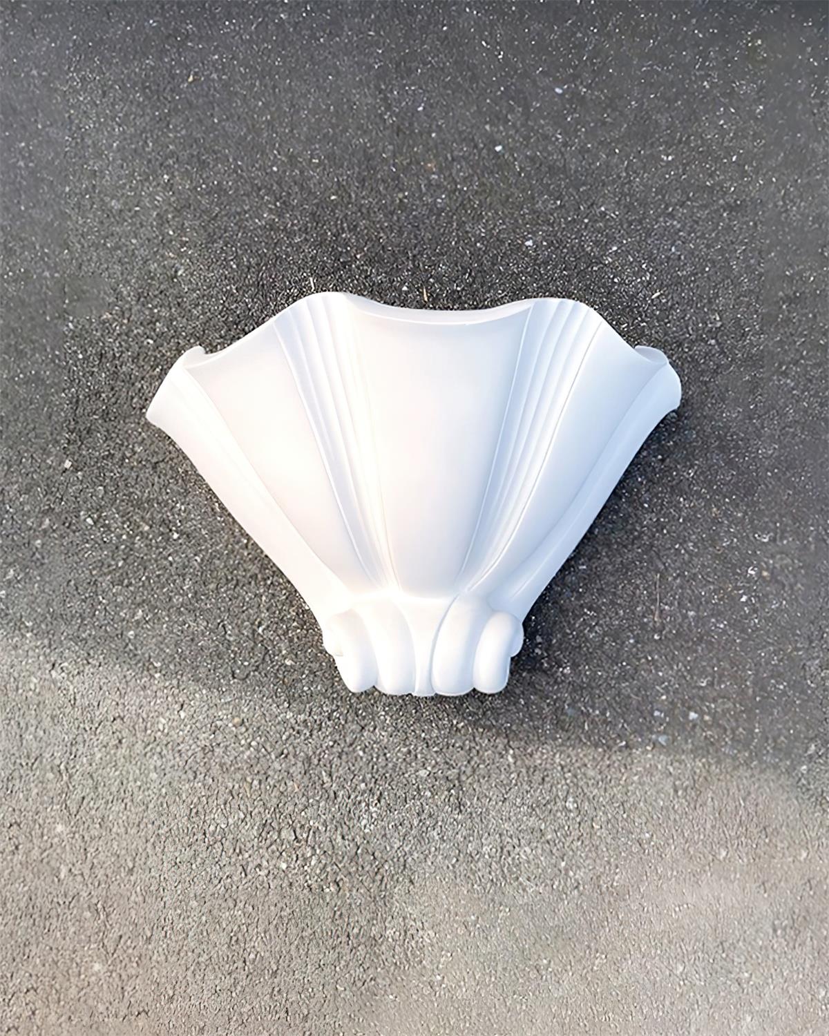 Dorien aplique de pared de yeso blanco clásico