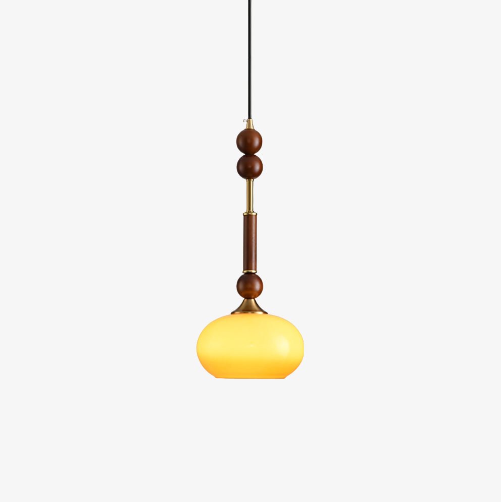 Yovelis lámpara colgante Vintage de madera