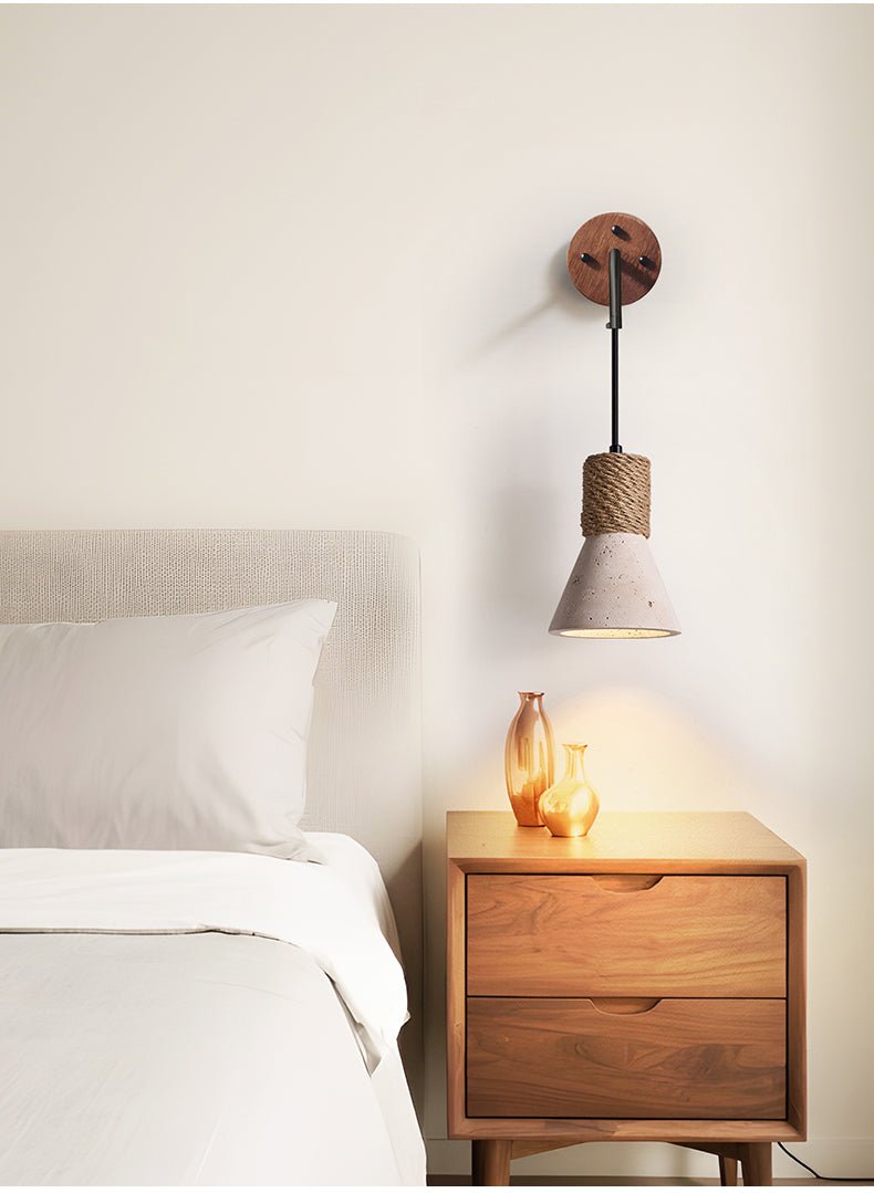 Rope aplique de pared Stone Cone