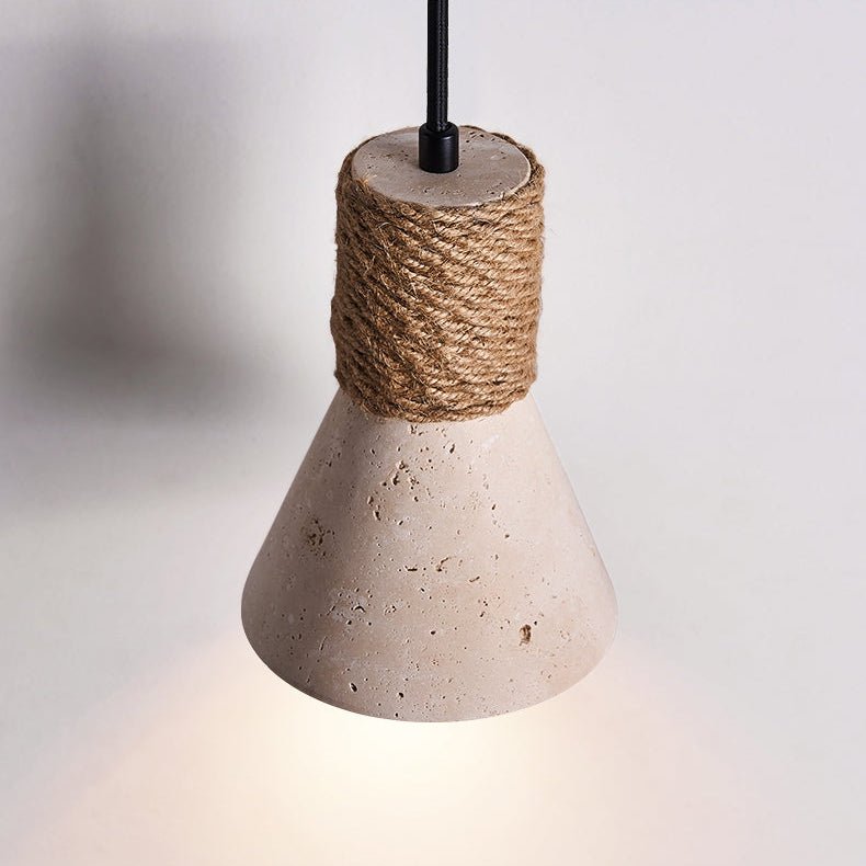 Rope aplique de pared Stone Cone