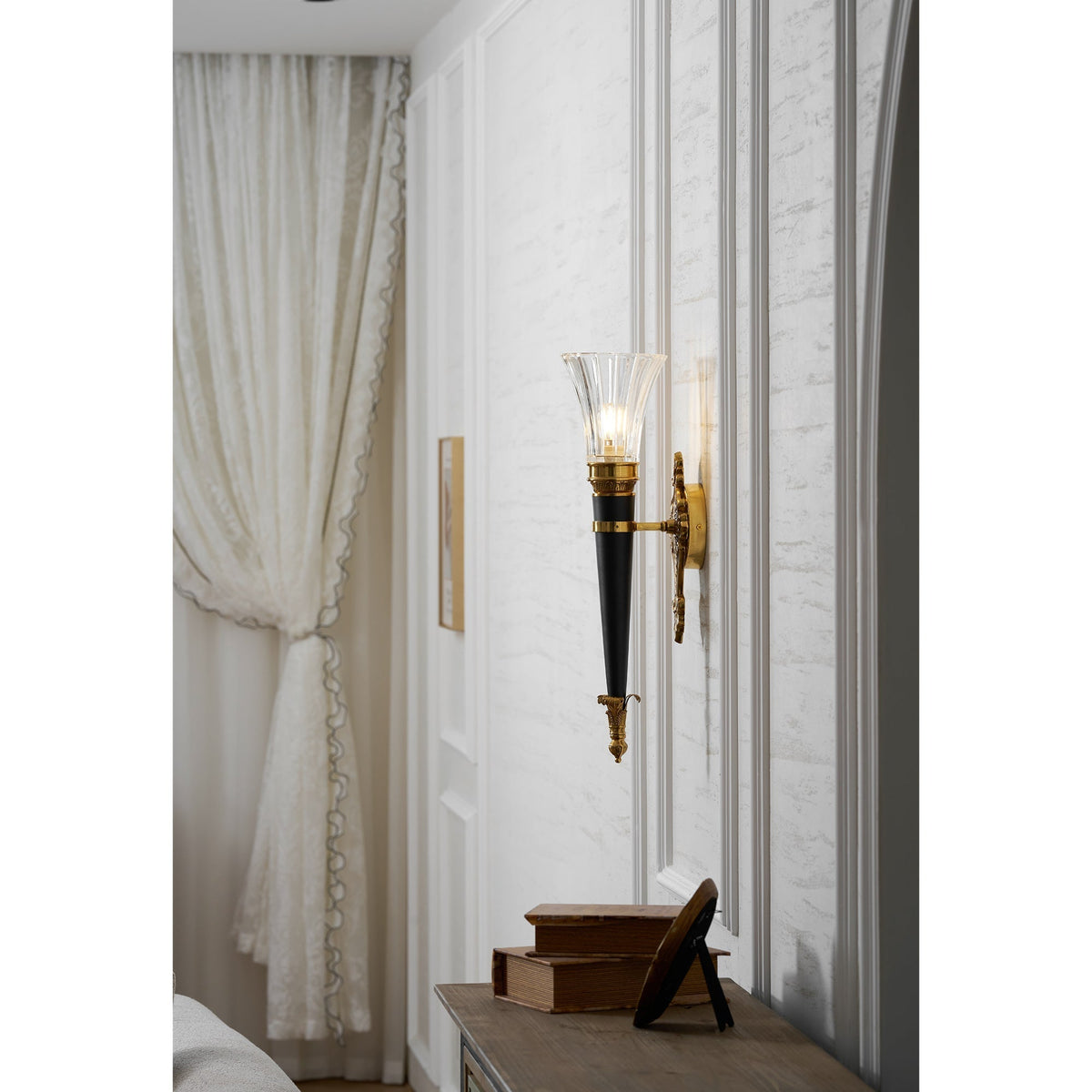 Rosalinda aplique de pared Torch