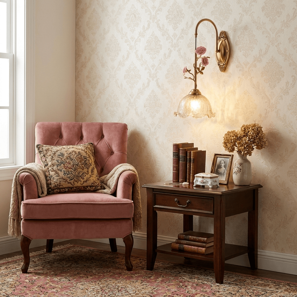 Rosamie aplique de pared Rose