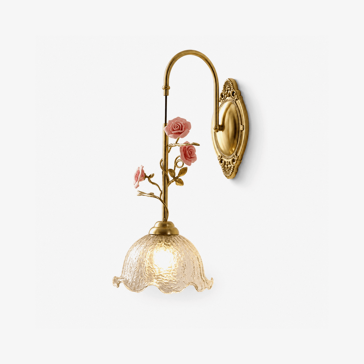 Rosamie aplique de pared Rose