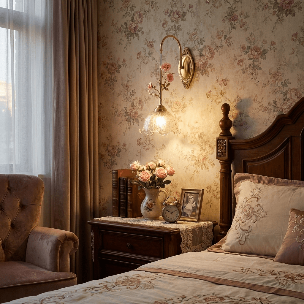 Rosamie aplique de pared Rose