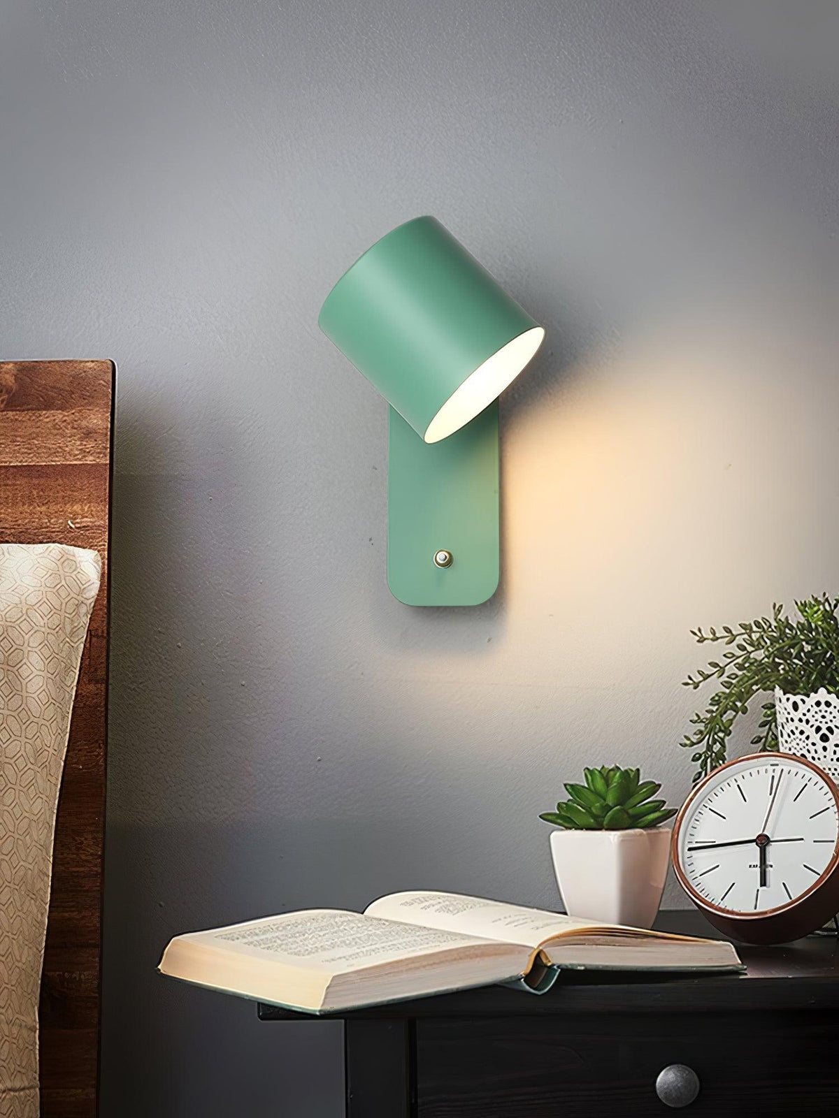 Lumuiella aplique de pared con cilindro giratorio