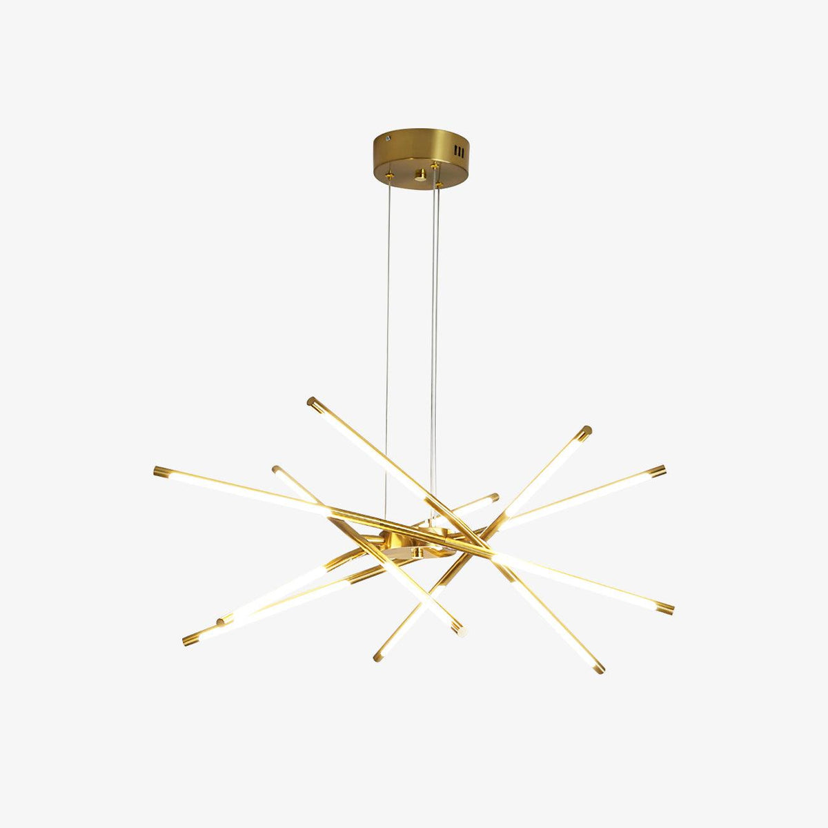 Lumueon lámpara de araña LED giratoria moderna