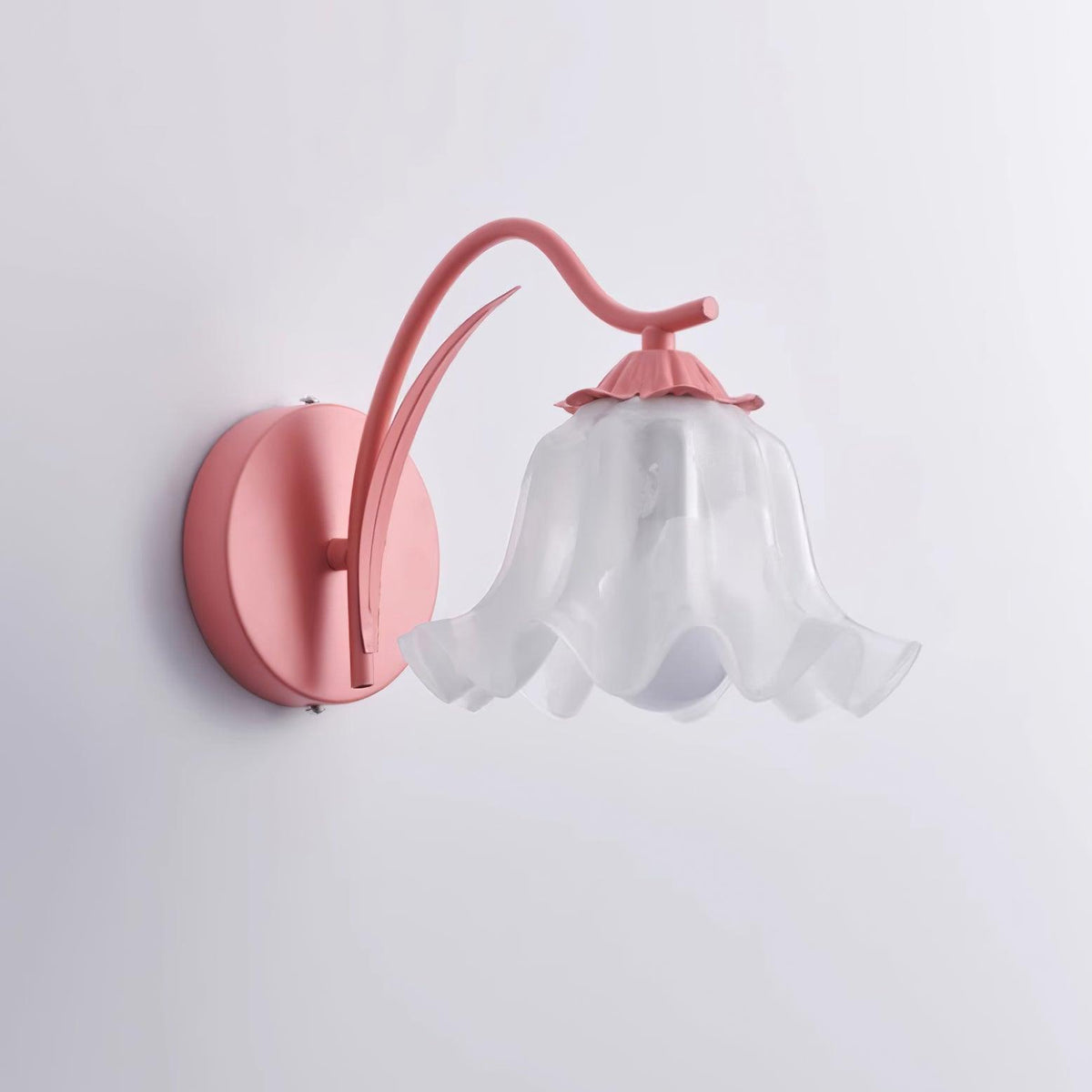 Lily aplique de pared Whimsy Botanical tallo verde color