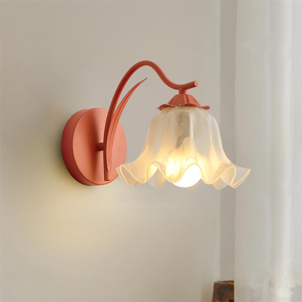 Lily aplique de pared Whimsy Botanical tallo verde color