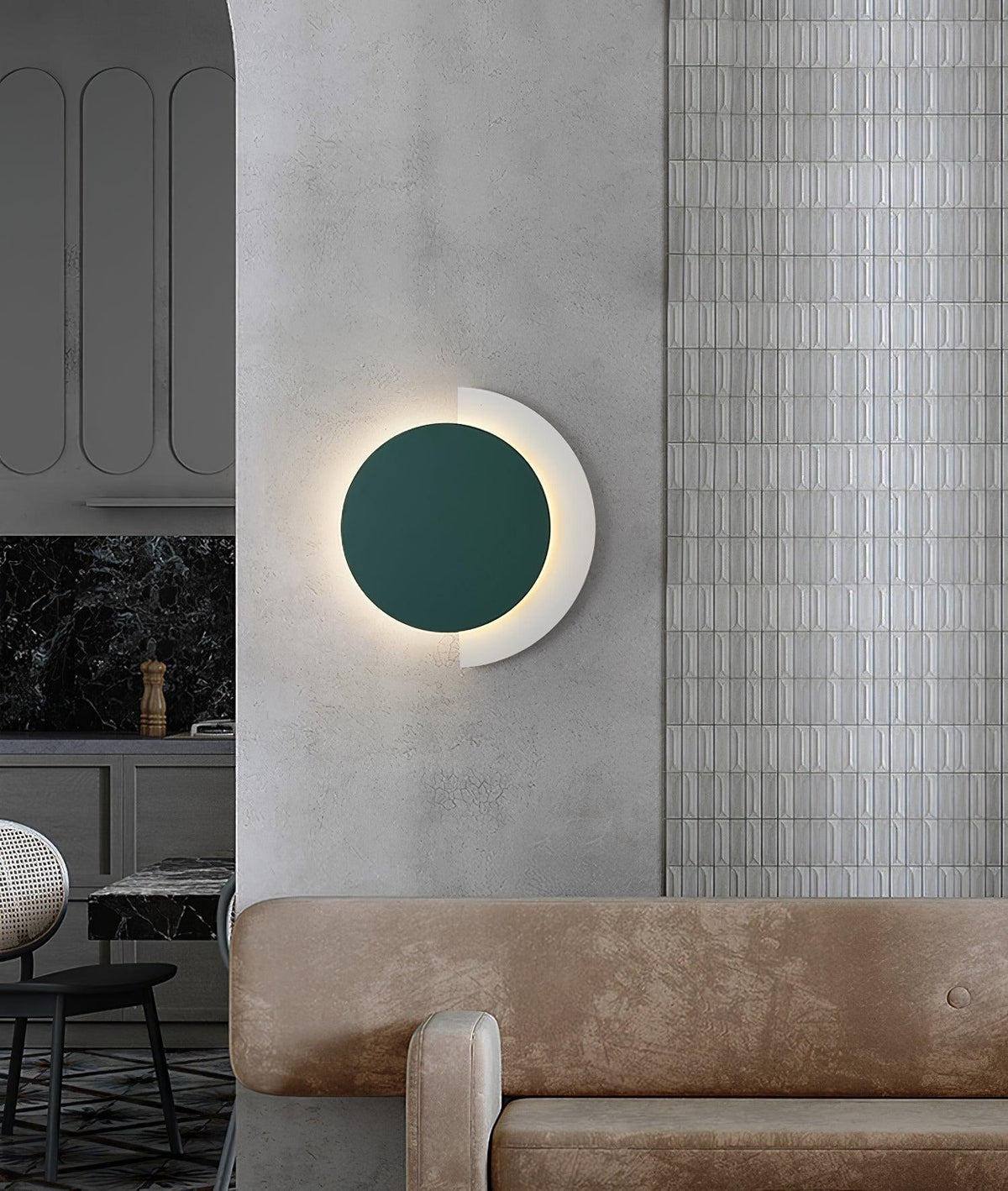 Lustra Aplique de pared Anillos Entrelazados Espacios