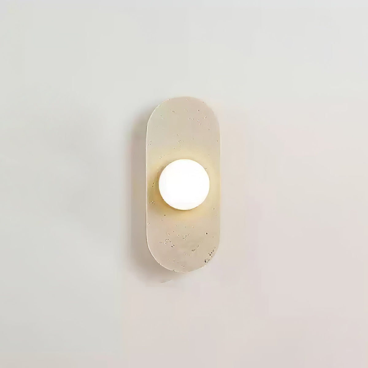 Zasoliel aplique de pared minimalista en travertino