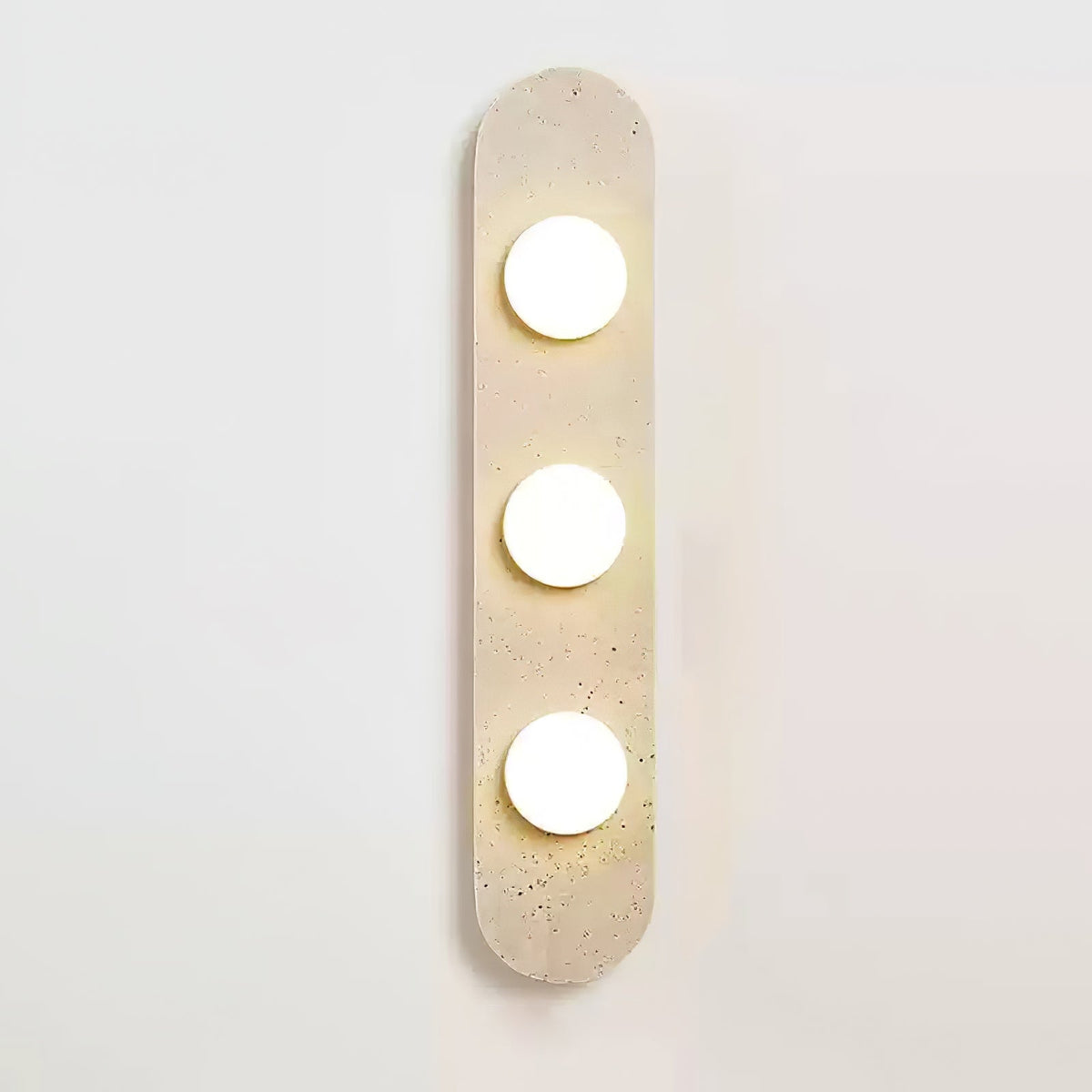 Zasoliel aplique de pared minimalista en travertino