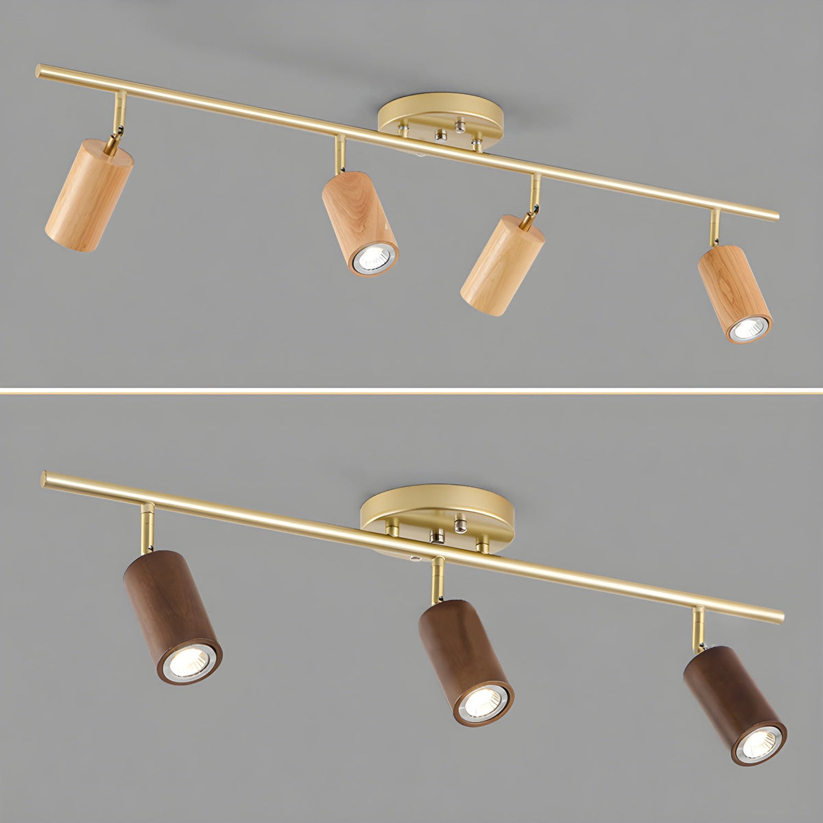 Usolila lámpara de techo moderna minimalista de madera