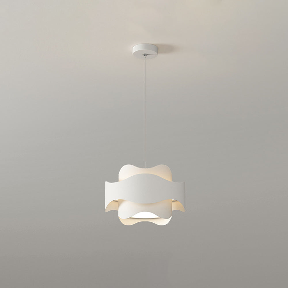 Arisha Moderna Diseño Minimalista Metal Lámpara Colgante Blanca