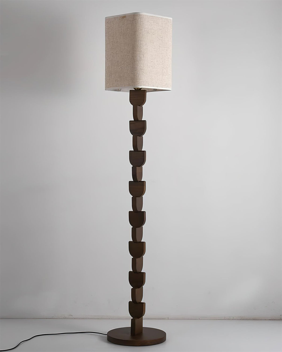 Rinoreria lámpara de pie de madera