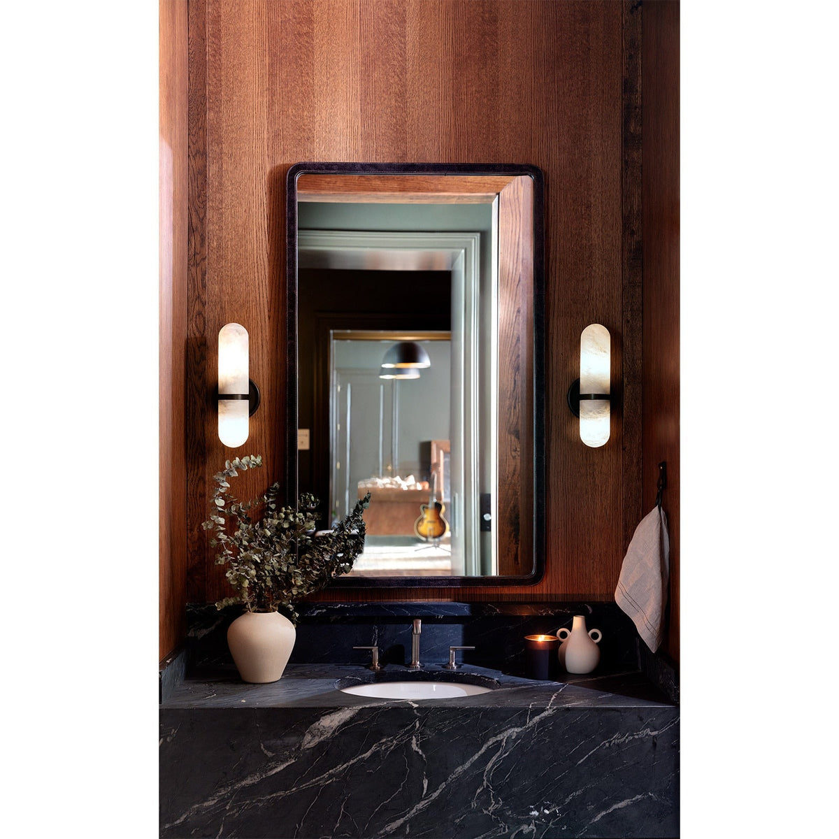 Salon aplique de pared alabastro
